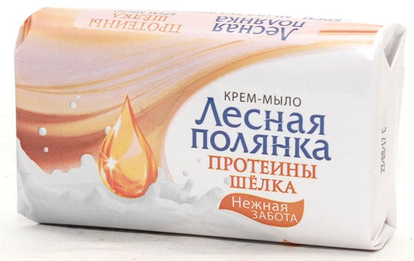 мыло туал. Лесн. пол.90г Протеины шелка/Казан/104