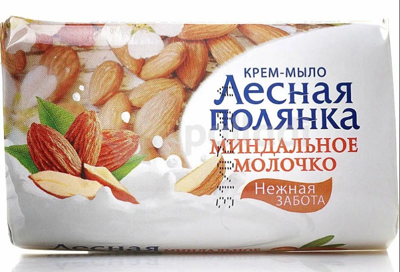мыло туал. Лесн. пол. 90г Миндальное молочко/Казан/104