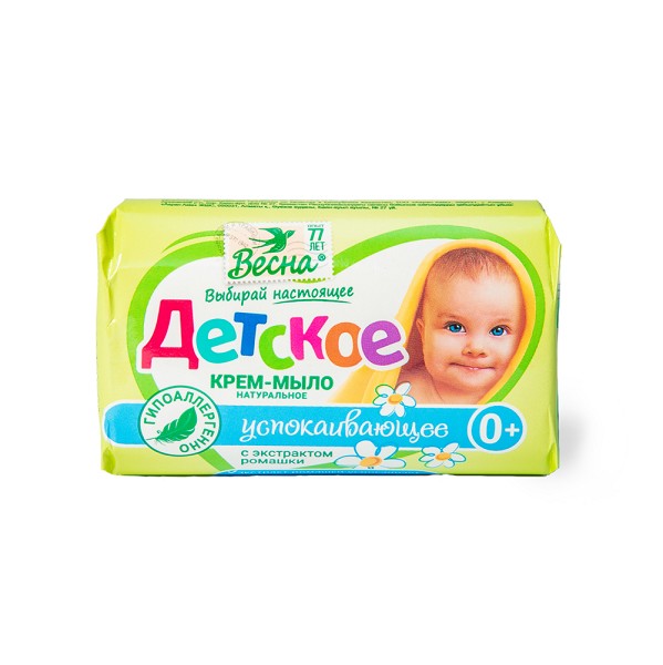 мыло туал. Детское 90гр ромашка/Сам/72x6