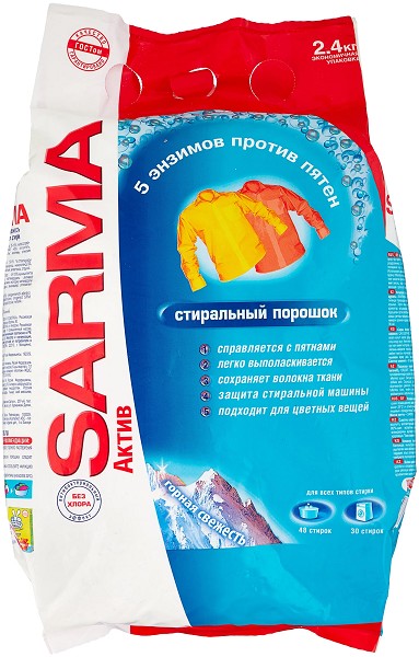 с/п Сарма универс. Актив Горная свежесть 2,4кг/НК/6