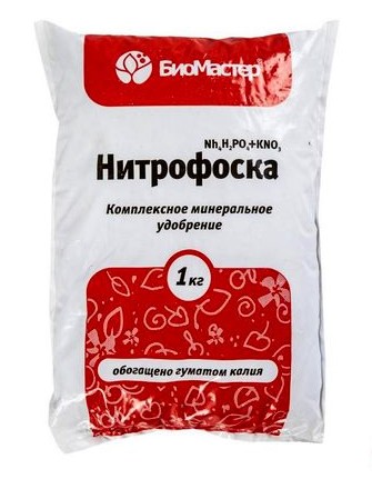 удобрение БиоМастер  1,0кг Нитрофоска, N-10, Р-20, К-11, гум./БиоМ/25