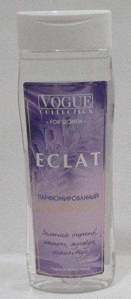 гель д/душа парфюм. жен Eclat 250мл VOGUE/АромаГр/24