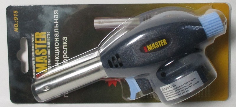 горелка газовая Пьезо MASTER 915/ХозТовар/10