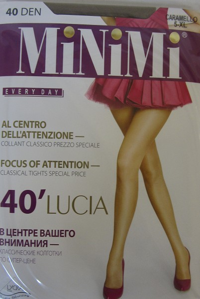 колготки жен. Minimi LUCIA 40D  5 caramello (св.беж.)/Италия/10