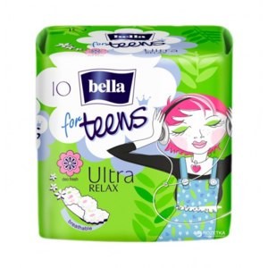 прокладки Белла For teens Ультра релакс део 10шт(4кап) /Tz/36