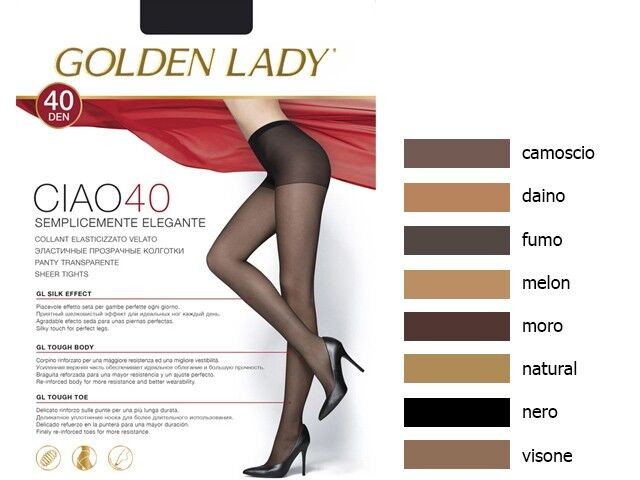 колготки жен. Golden Lady CIAO 40D  3 visone gld (телесный)/Италия/10
