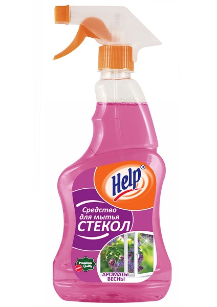ч/с д/стекол Хелп 500мл курок Аромат весны/АТФ/12