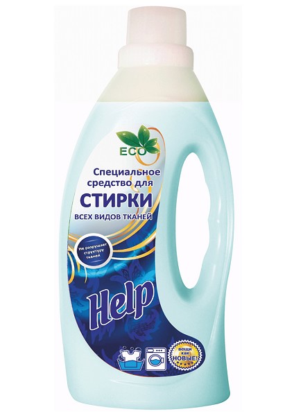 с/п Хелп жидкий 1л Д/стирки всех видов тканей/АТФ/8