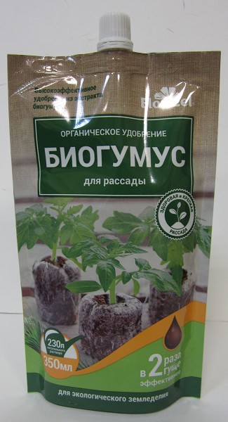 удобрение Биогумус жидкий 0,35л Д/рассады/БиоМ/25