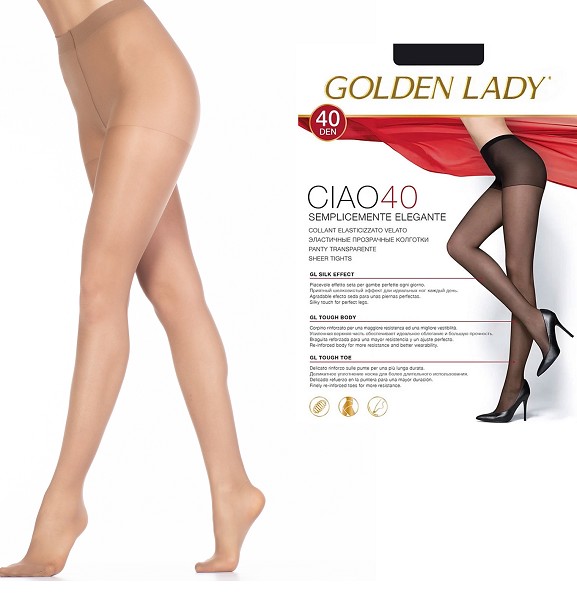 колготки жен. Golden Lady CIAO 40D  2 visone gld (телесный)/Италия/10