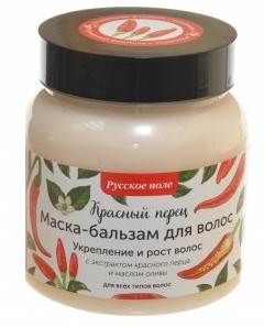 маска д/волос Русское поле 280мл бальзам Красный перец Усилен.фор-ла д/укрепления и роста (банка)/Фратти/12