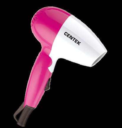 фен Centek СТ-2229 1200Вт бел/роз,2скор.ручка склад/СенК