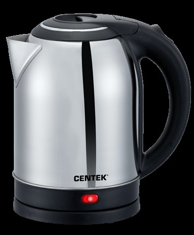 чайник Centek СТ-0037 2,0л дисковый 2200Вт нерж сталь матовый/СенК