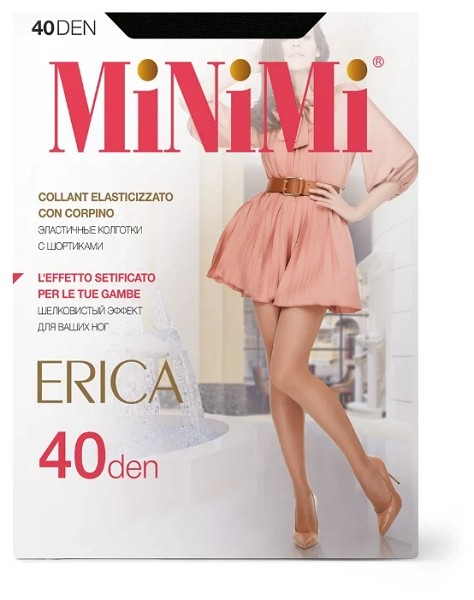 колготки жен. Minimi ERICA 40D  4 nero (черный)/Италия/10
