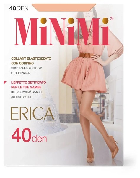 колготки жен. Minimi ERICA 40D  5 caramello (св.беж.)/Италия/10
