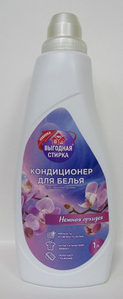 конд-р д/белья Выгодная стирка 1л Нежная орхидея/РенcК/10