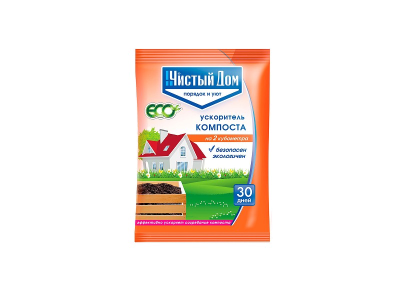 удобрение Чистый дом 50гр д/ускорения созревания компоста/ТехноЭ/15