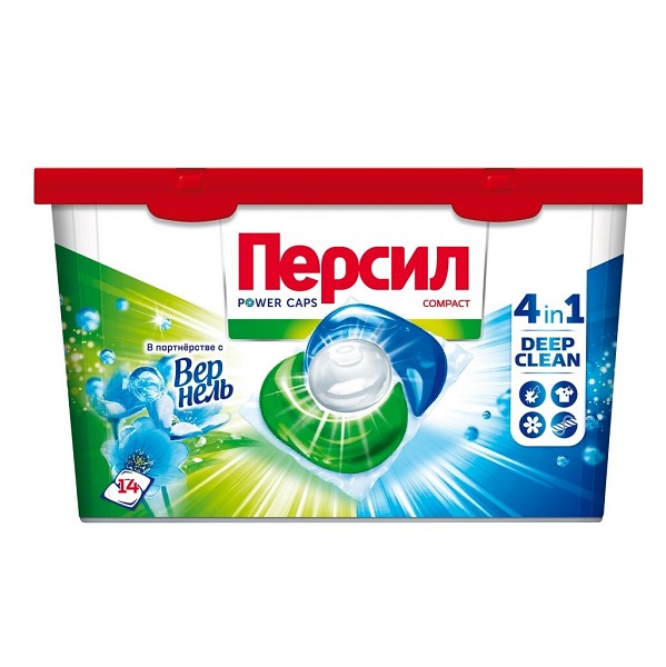 с/п Персил Автомат Power-КАПС 14шт*15гр Свежесть вернеля/Henk/4