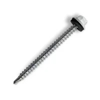 саморезы кровельные оц. сверло с шайбой 4.8х 70 (100шт)/T-krep/10
