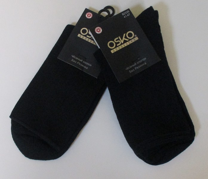 носки муж. OSKO Однотон р.41-47 мед/рез микс (80%хлопок 15%па 5%спандекс) лето/Текс/12