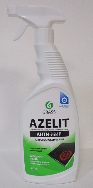 ч/с д/стеклокерамики Azelit 600мл Антижир триггер/Грасс/8