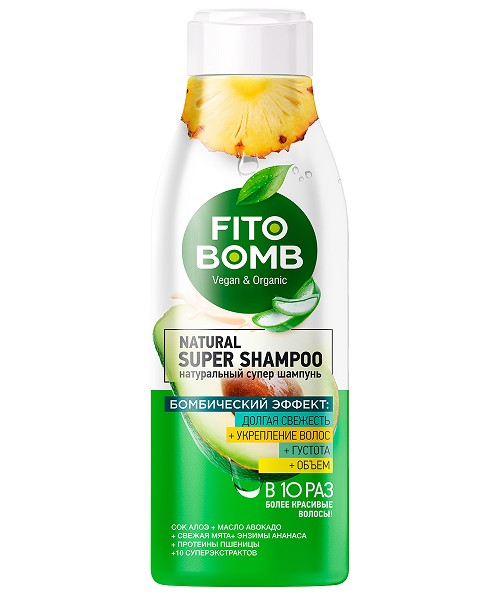 ш-нь FITO BOMB 250мл Долгая свежесть,укрепление волос,густота,объем/Фитокосметик/15