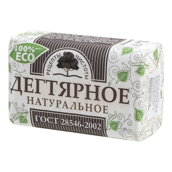 мыло туал. 200г Дегтярное/ННовг 180/36