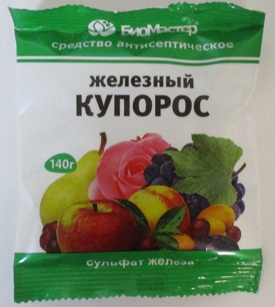 инс вред Железный купорос от заболеваний растений 140гр/ВД/100