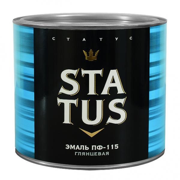 эмаль ПФ 115 голубая-светлая 1,8кг STATUS/Радуга/6