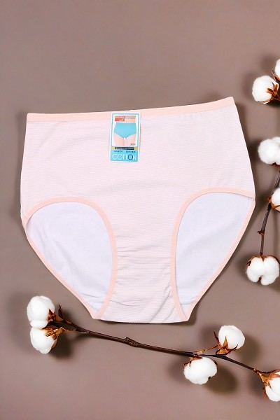 трусы жен. Cotton (Ba-My) 931 Полоски р.10XL(54-56) мелкие микс (95%хлопок5%спанд)/Текс