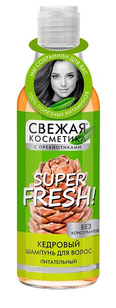 ш-нь Свежая косметика 245мл Кедровый Питательный/Фитокосметик/24