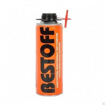 очиститель монтаж пены BESTOFF 500мл/Стр/16