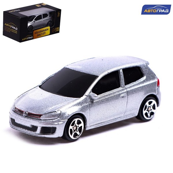 игрушка машина VOLKSWAGEN 1:64 метал серебро 7*2,8*2 см/С-Л