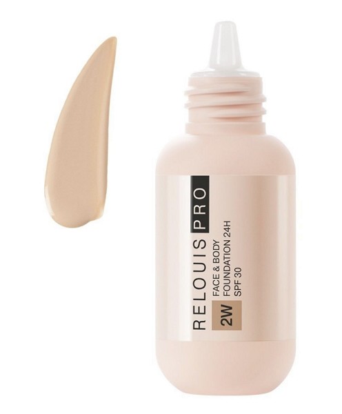 крем тональный ReLouis PRO Face&Body Foundation 24Н №2W тон средний оливковый (бежевый)/ReLo/3