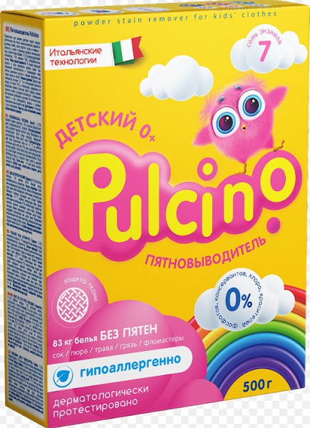 пятновыводитель Пульчино 500г Д/детского/фбСонца/18