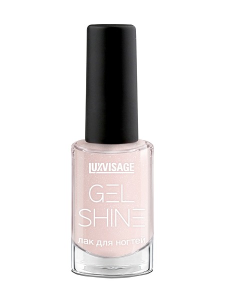 лак д/ногтей LV GEL SHINE 9г тон 101 молочно розовый перламутр с шиммером/ЛюксВизаж/6