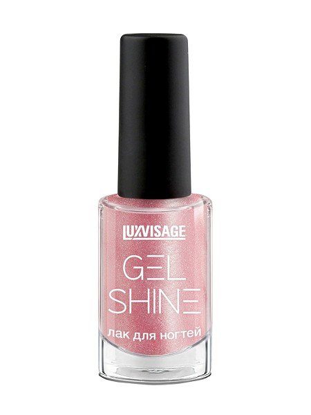 лак д/ногтей LV GEL SHINE 9г тон 106 нежно-розовый перламутр с шиммером/ЛюксВизаж/6
