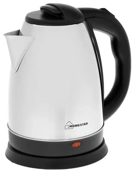 чайник HomeStar HS-1001 1,8л дисковый 1500Вт нерж .сталь/СБ/12