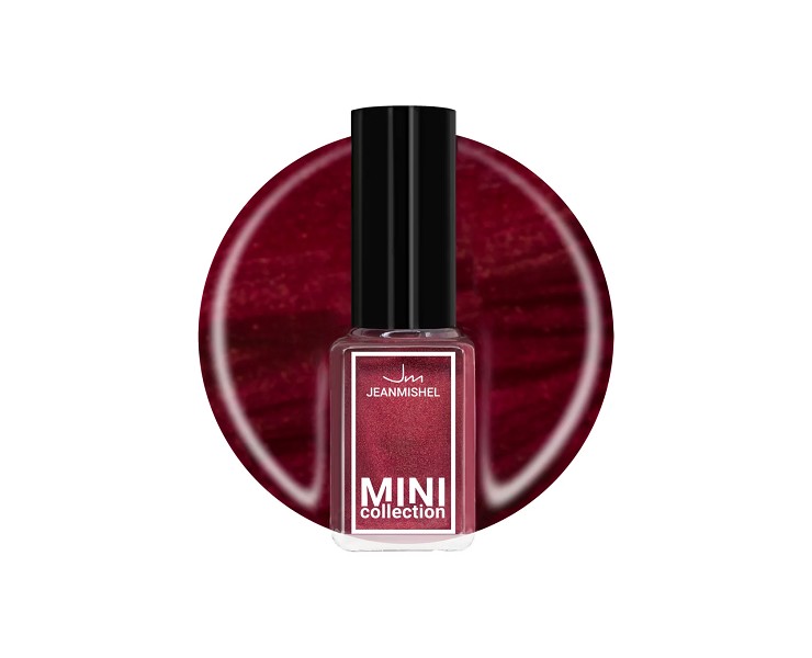 лак д/ногтей   Жанмишель MINI 6мл  №152 темно-красный перламутровый/ЖМш/24