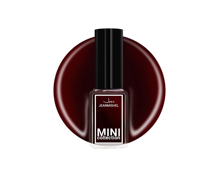 лак д/ногтей   Жанмишель MINI 6мл  №216 бордовый перламутровый/ЖМш/24