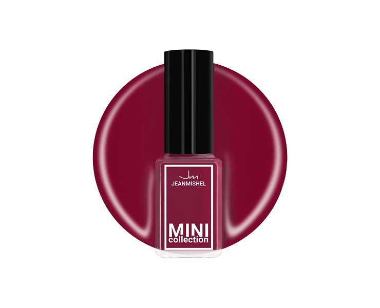 лак д/ногтей   Жанмишель MINI 6мл  №278 темно-вишневый/ЖМш/24