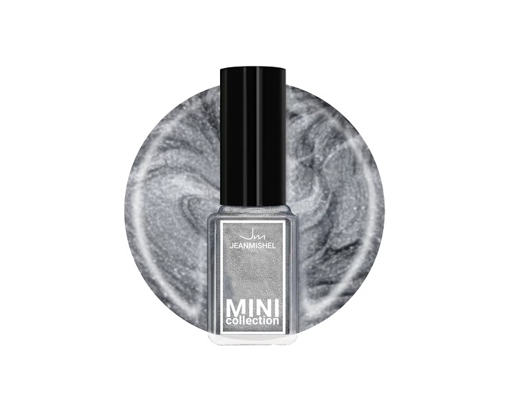 лак д/ногтей   Жанмишель MINI 6мл  №300 серебристый искрящийся/ЖМш/24