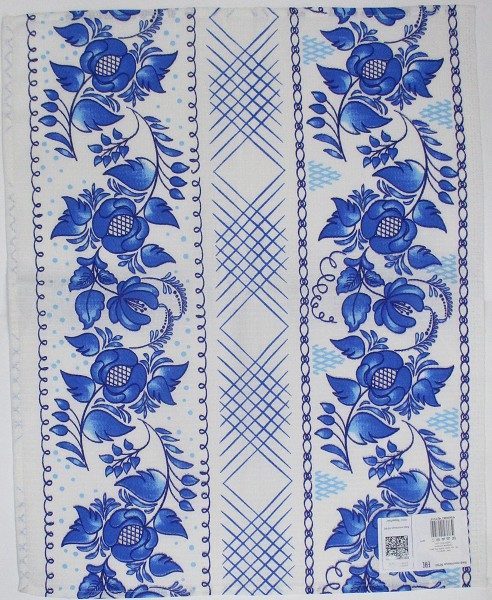 полотенце кух. ваф. 50*60 Гжель (100% хлопок)/Текс/10
