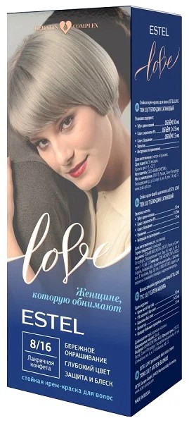 краска д/волос Эстель Love №8/16 Лакричная конфета/Эстель/10