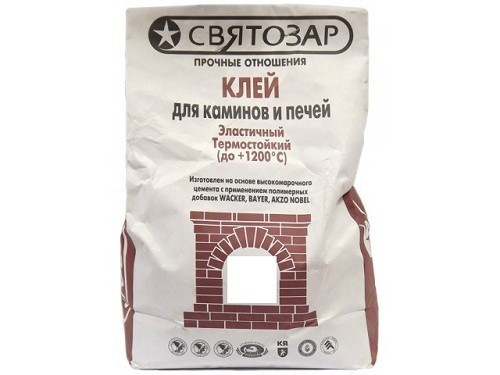 клей д/каминов и печей 5кг Святозар/Рос/6