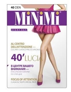колготки жен. Minimi LUCIA 40D  4 caramello (св.беж.)/Италия/10