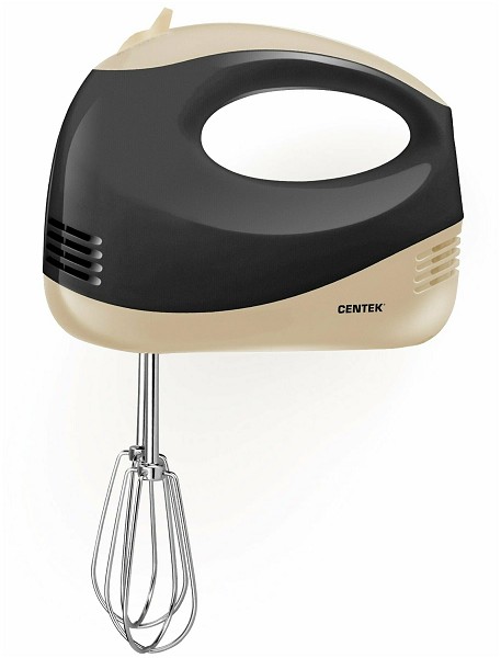 миксер Centek СТ-1127 черн/беж 250Вт(5скор+взбивание+замешивание)/СенК