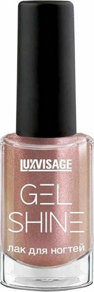 лак д/ногтей LV GEL SHINE 9г тон 104 бежево-розовый перламутр с шиммером/ЛюксВизаж/6