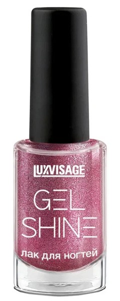 лак д/ногтей LV GEL SHINE 9г тон 108 сиреневый с шиммером/ЛюксВизаж/6