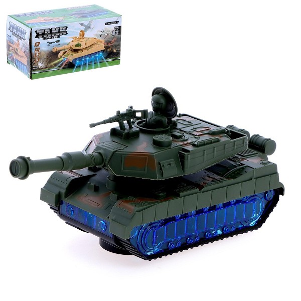 игрушка машина Танк Победа свет/звук на батар.17*9*7,5см/С-Л